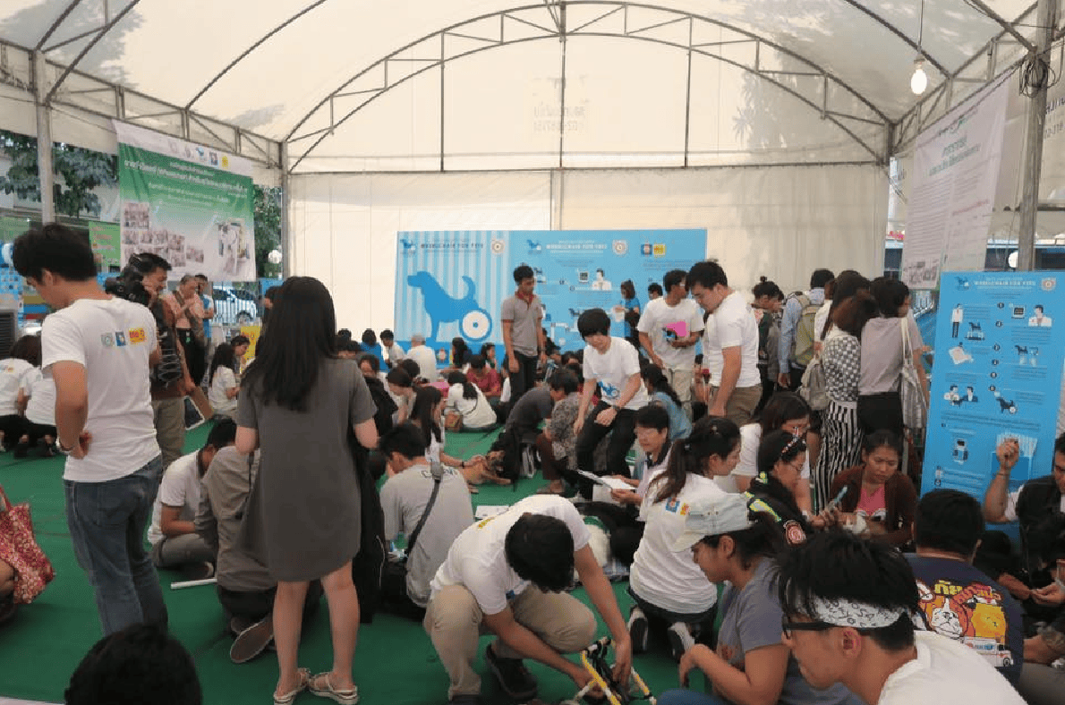 ภาพบรรยากาศ โครงการWheelchair for Pets กับการสัมมนาอบรมทำวีลแชร์ ครั้งที่ 7