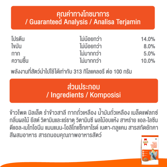 สมาร์ทฮาร์ท อาหารนกฟอพัส