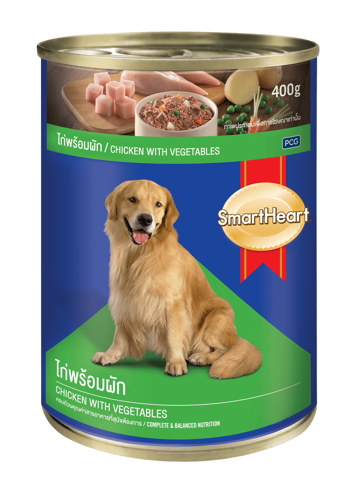 สมาร์ทฮาร์ท® แบบกระป๋อง ไก่และผัก