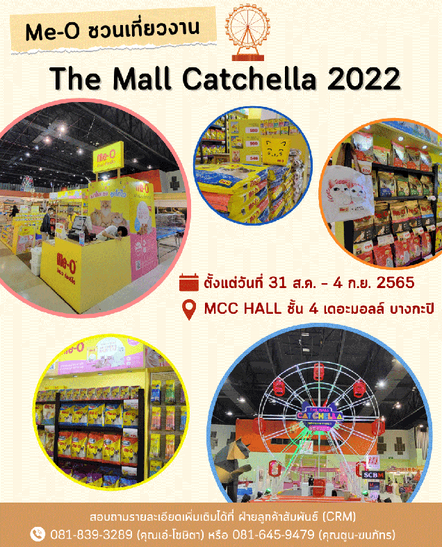 Me-O ชวนเที่ยวงาน Catchella 2022